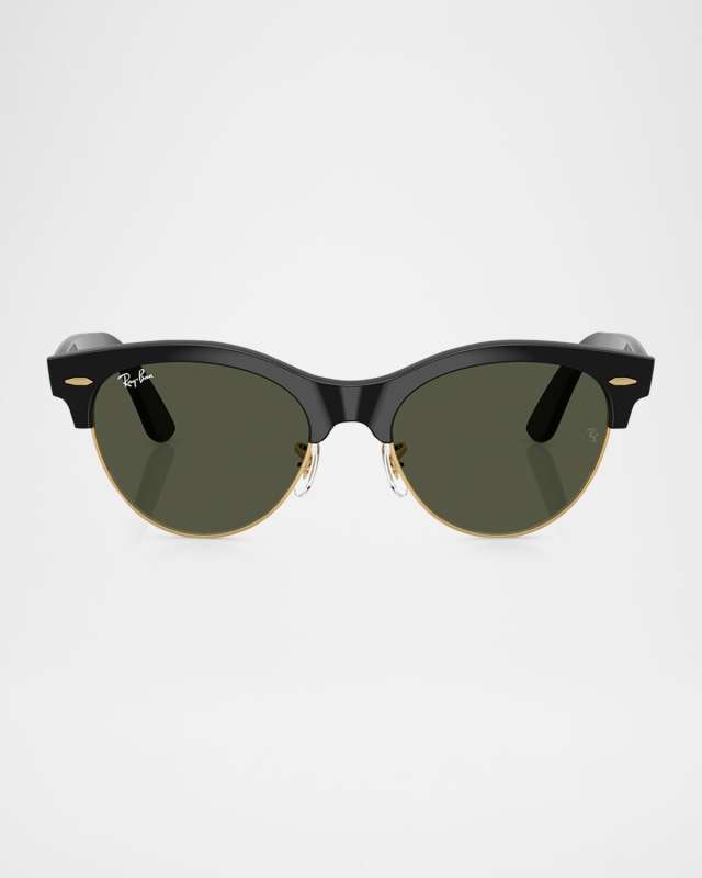 Clubmaster Way Plastic Square Sunglasses